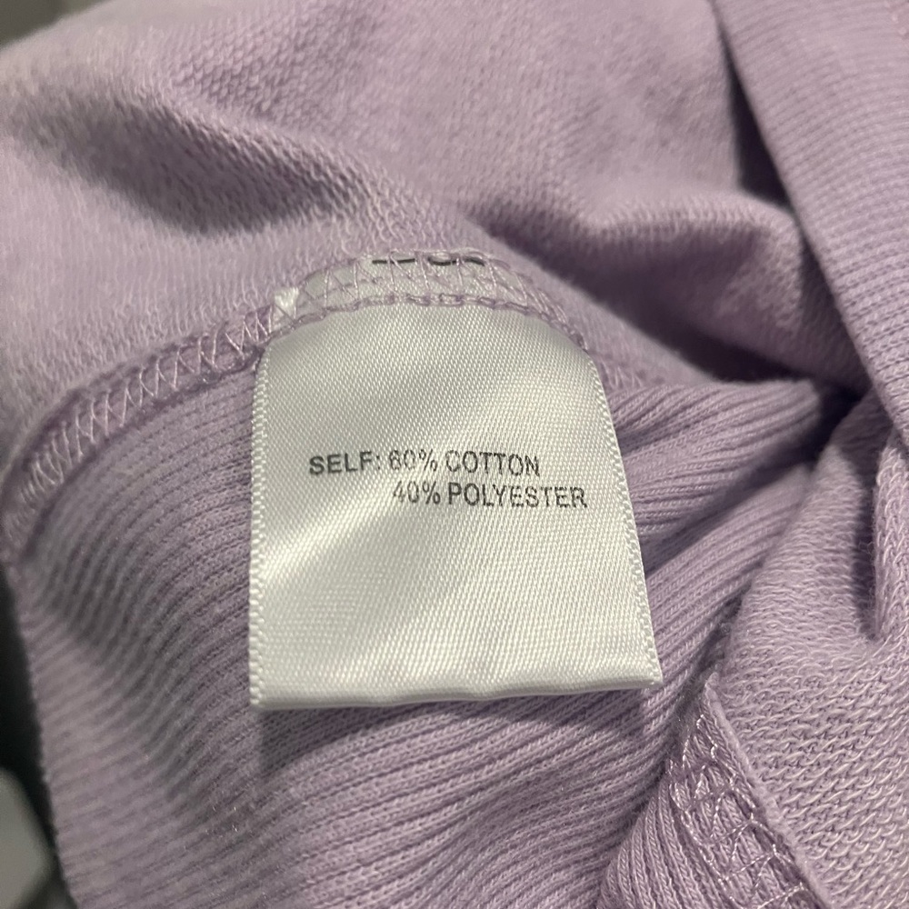 Jane and Delancey Light Lavender Drawstring Sweatshirt - Picture 4 of 4